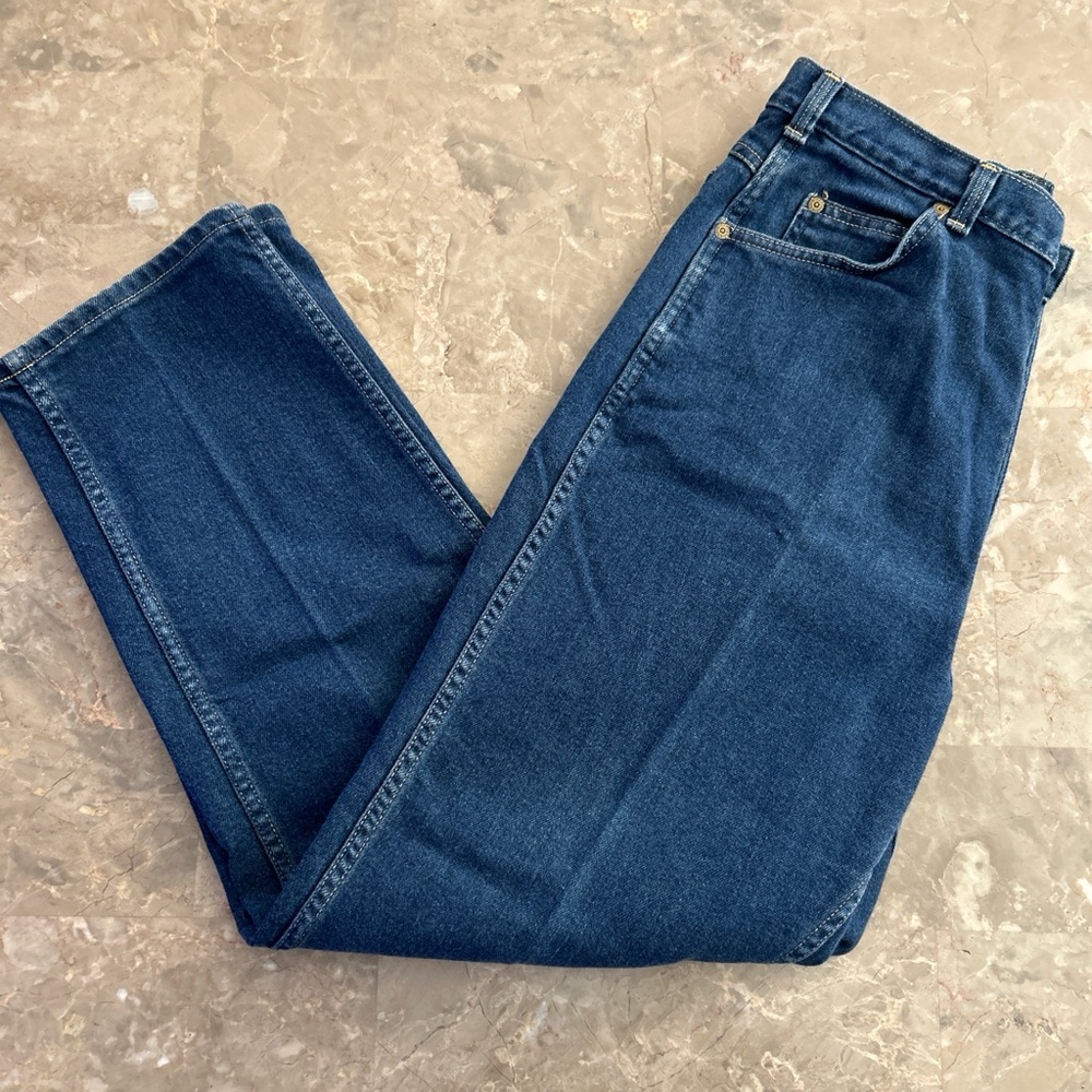Vintage 80s Cascade Blues High Waisted Tapered Jeans Sz 16 32x28 USA Made